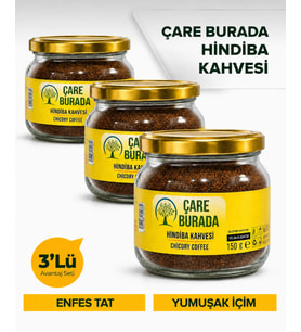 3 Adet Hindiba Kahvesi 3x 150 gr