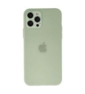 Apple iPhone 12 Pro Max Kılıf Puma Silikon - Açık Yeşil