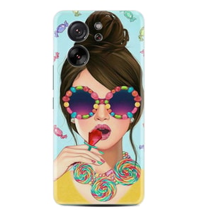 Xiaomi 13T - Xiaomi 13T Pro Kılıf Desenli Silikon Sugar and Woman 1418