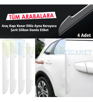 Audi Ford Volkswagen Mercedes Bmw Fiat Toyota Kia Dacia Renault Araç Kapı Kenar Dikiz Ayna Koruyucu Çarpma Önleyici