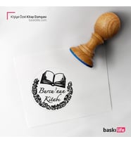 Kişiye Özel Kitap Damgası Kitap Mührü Kaşe Kitap Mühür Özel Damga 171