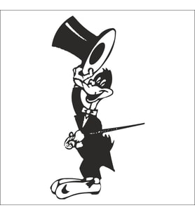 DUCK FOLYO STİCKER 160cm Uzunluk (Karışık)