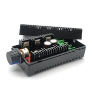 40A 50V DC Motor Sürücü Kutulu Hız Kontrol Devresi 0/%100 Pot Kontrollü Pwm Ayarlanabilir Voltaj Mod