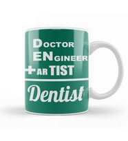 Doctor Engineer Artist Dentist 036 Kupa Bardak Porselen
