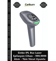 Özel Üretim Ağrısız 9 Kademe Sinbo IPL Buz Lazer Epilasyon Cihazı 9999999 Atım Tüm Vücut Uyumlu