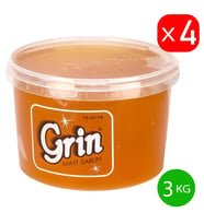 Ekolojik Jel Arap Sabunu, 4 Adet 3 Kg Ayçiçek Yağlı Macun Formunda Sabun (Toplam 12 Kg)