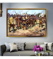 Altın Çerçeveli dekoratif tablo l1122 (Gold)