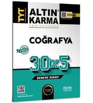 TYT Coğrafya 30 x 5 Deneme Altın Karma Yayınları