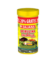 Dajana Spirulina. & Chlorella Flakes 250 ml + 50Ml Free 60 Gr SKT:01/2028