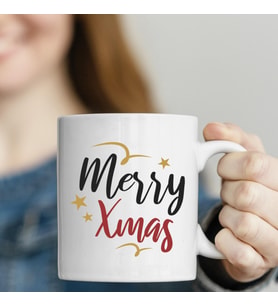 Yeni Yıl, Yılbaşı Merry Xmas Baskılı Kupa Bardak