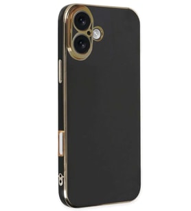 iPhone 16 Kılıf Volet Silikon - Siyah