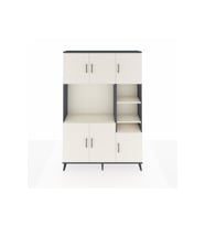 Arges Dolap 10 Raflı 6 Kapaklı 132x30x195 Antrasit-Aytaşı/Aytaşı