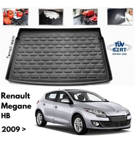 Renault Megane 3 HB Bagaj Havuzu Paspası 2009-2015