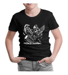 Hammer and the Crows Siyah Çocuk Tshirt