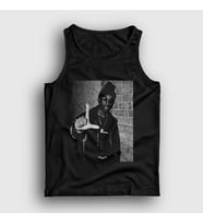 Presmono Unisex Beyaz Harlem Rapper Hiphop Big L Atlet 553890tt (Siyah)