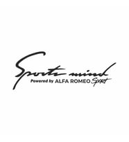 Sports Mind Alfa Romeo Sports Sticker siyah 21x10 CM (Siyah-Siyah)