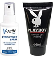 Hintohu Erkeklere Özel Sprey 50 Ml + Playboy Lubricant 50Ml Jel