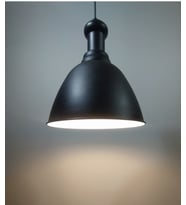 RİOLİGHT RETRO TEKLİ METAL SARKIT AVİZE ÇAP: 28CM (Siyah)