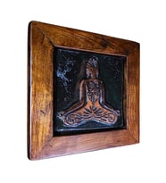 Buddha Seramik Duvar Panosu (Kahverengi)