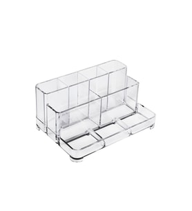 Desk A Üstü Organizer, Şeffaf, Modern ve Şık Tasarım