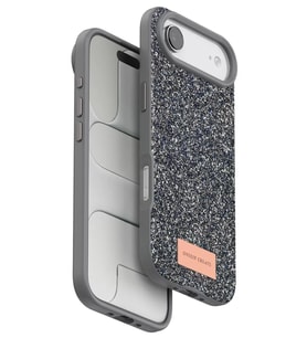 Iphone 17 Air Bright Simli Kapak - Gümüş