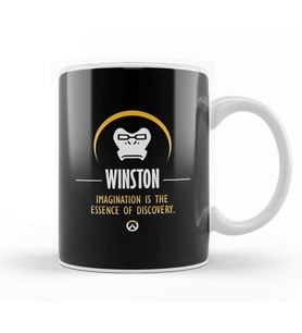 Winston Imagination Is The Essence Of Discovery Overwatch Kupa Bardak Porselen