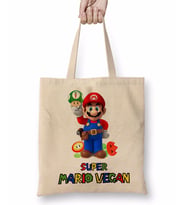 Super Mario Vegan Bez Çanta Uzun Saplı