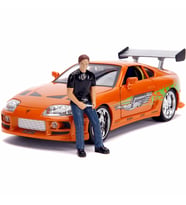 Jada 1:18 Hızlı ve Öfkeli Arabalar Brian ve Işıklı 1995 Toyota Supra