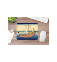 Hokusai The Kazusa Sea Route 17 X 21 Cm Mouse Pad