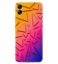 Samsung Galaxy A05 Kılıf Silikon Desen Özel Seri Üçgenler 1635