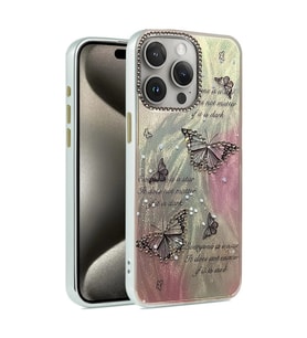 İphone 15 Pro Max Kılıf Blade Aynalı Desenli Kapak - Desen 6