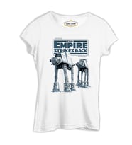 Star Wars - The Empire Strikes Back Beyaz Kadın Tshirt
