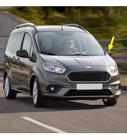 Ford Courier 2017-2023 Sol Dış Dikiz Ayna Kapağı Siyah Tip