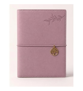 VICTORIA'S JOURNALS CHARM HAYAT AĞACI 126-2747 VEGAN DERİ KAPAK 13X18 cm 100 gr. 96 YP. KREM ÇİZGİLİ