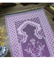 Seccade Süper Simli Broker Mor 68x110 cm - 170 gr