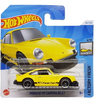 Hot Wheels - Porsche 911 Carrera Rs 2.7 - Factory Fresh 4/10 - Htc49 - Short Card - Sarı - Mattel 20
