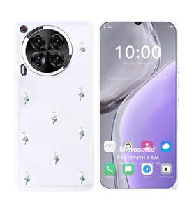 Microsonic TECNO Camon 30 Kılıf PrettyCharm Tulip (Yeşil)