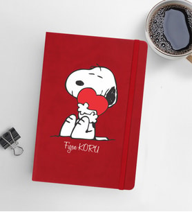 Kişiye Özel 13x21 Kırmızı Defter-4