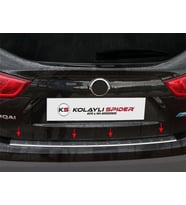 Nissan Qashqai Uyumlu J11 Arka Tampon Eşiği Krom 2014-2017