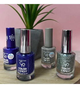 Color Expert Nail Lacquer Glitter No: 603 - Geniş Fırçalı Işıltılı Oje 10.2 ml