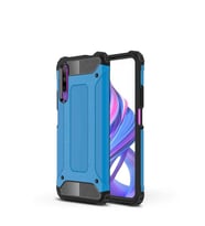 Huawei P Smart Pro 2019 Kılıf Crash Zırh Silikon Kılıf (Mavi)