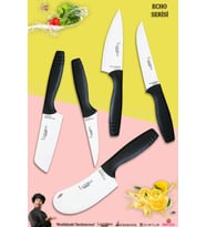 Eco Serisi Mutfak Bıçak Seti Et Ekmek Sebze Salata Pizza Börek Pide Şef Bıçağı 5 Li Set ( Mft-8534)