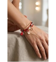 YILBAŞI NOEL ZİNCİR BONCUK İP CHARM BİLEKLİK