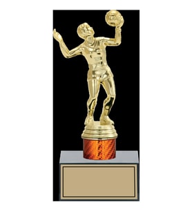 ODAK KUPA - Figürlü Kupalar - Voleybol Kadın Figürlü Kupalar FG-003 C - 21 cm