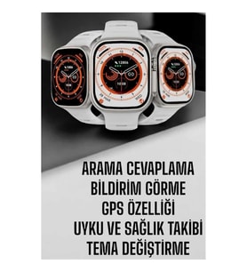 Mey İthalat® Akıllı Saat Nabız Ölçebilen Yeni Nesil GPS ve Adımsayar Özelliği