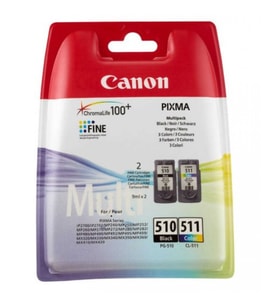 Canon PG-510/CL-511 Siyah Ve Renkli Orjinal Multi Paket Kartuş