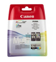 Canon PG-510/CL-511 Siyah Ve Renkli Orjinal Multi Paket Kartuş