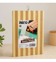 Bambu Kesme Tahtası 22x32x1.3 cm Metal Kulplu