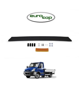 EUROCAP Iveco Daily Ön Kaput Maskesi Koruma Rüzgarlığı Deflektör 3mm Akrilik Parlak Siyah 2006-2011