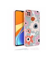 Xiaomi Redmi 9C Uyumlu Kılıf Desenli Kamera Korumalı Parlak Zore Nora Kapak
